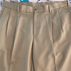 Men’s pleated & cuffed dress slacks 36x34